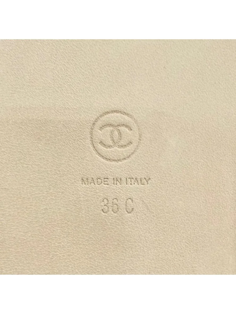 Chanel CC Logo Camellia Velcro Flat Leather Sandals White Black